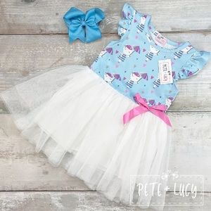 Pete + Lucy Umbrella cat tutu dress